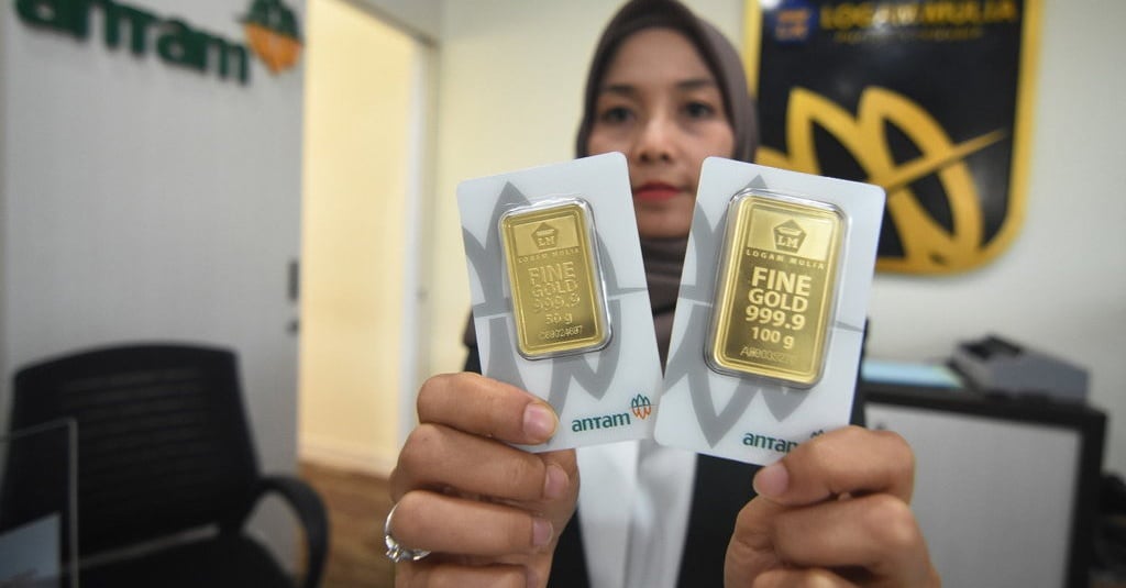 Harga Emas Antam Hari ini Anjlok 3ribu Menjadi Rp1.059.000/gram