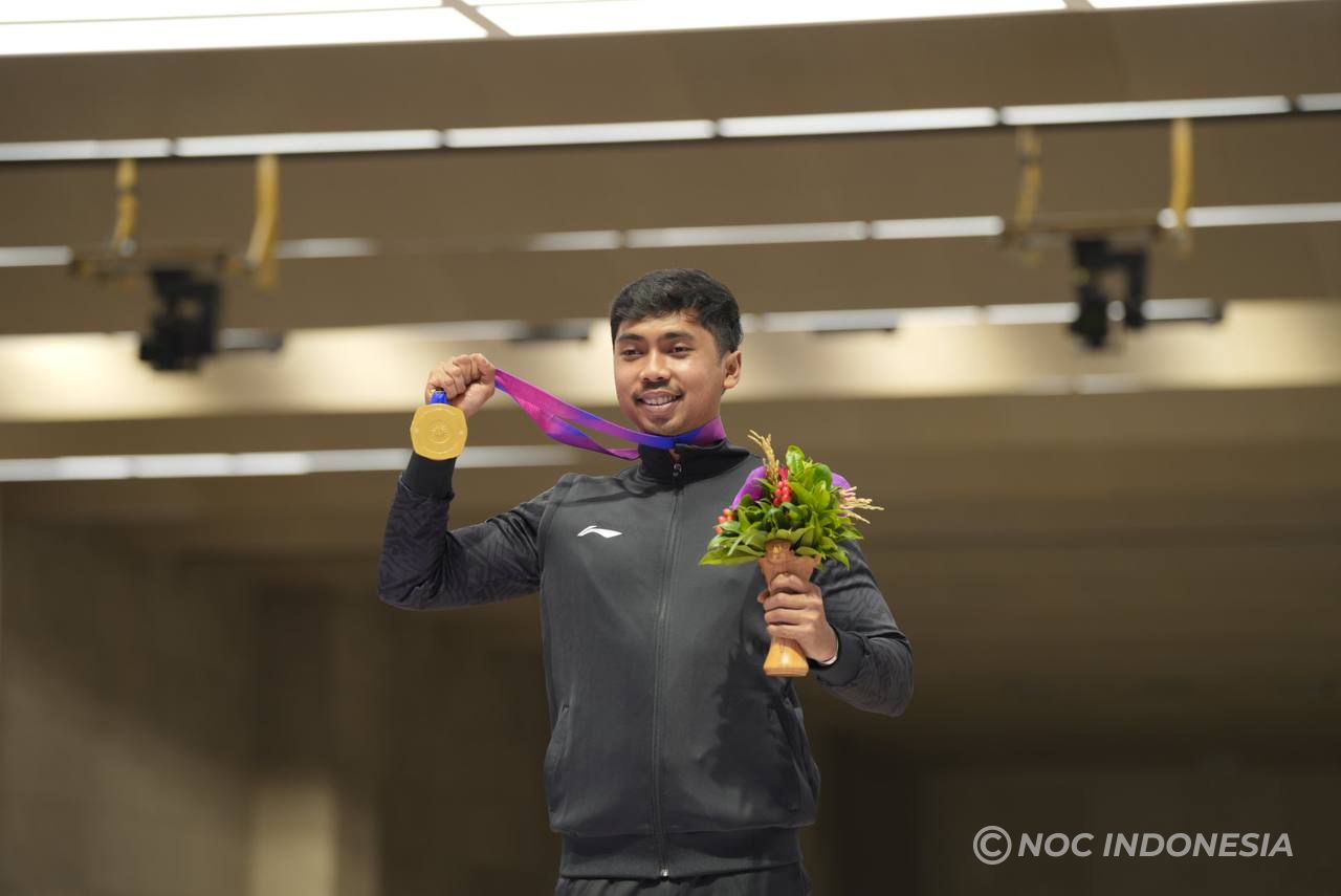 Cabor Menembak Persembahkan Emas Pertama Indonesia di Asian Games Hangzhou