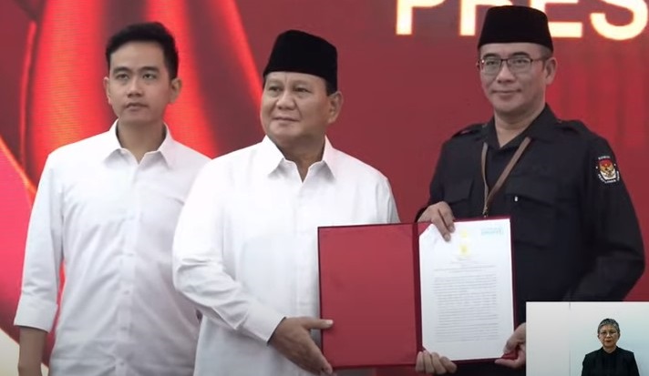 Ketua KPU Sebut Penetapan Prabowo-Gibran Sesuai Keputusan KPU 504/2024