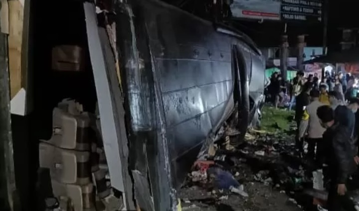 Bus Rombongan Pelajar Kecelakaan di Subang, 9 Tewas